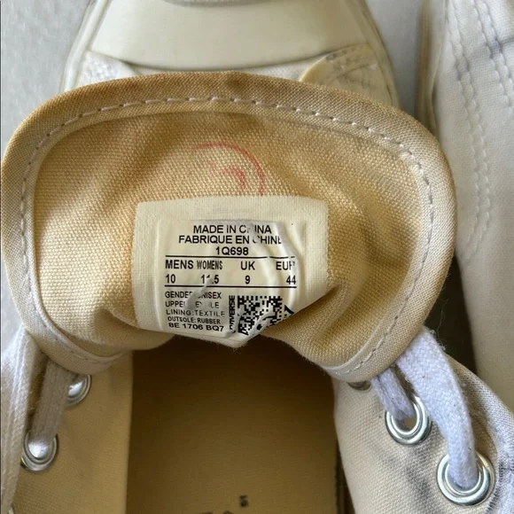 Converse Off-White Lace-Up Sneakers - Picture 6 of 7